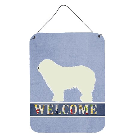 Carolines Treasures Komondor Welcome Wall or Door Hanging Prints BB5559DS1216